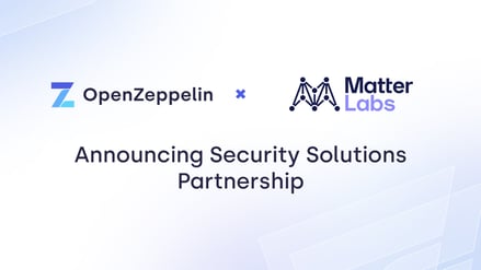 Announcing Security Solutions Partnership with Matter Labs