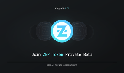 Announcing the ZEP Token Private Beta