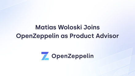 Matias Woloski Joins OpenZeppelin as Product Advisor