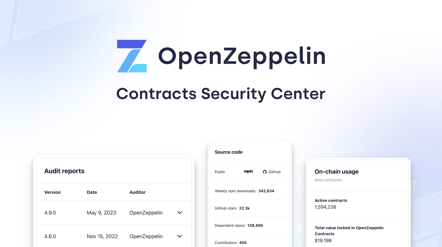 Introducing the OpenZeppelin Contracts Security Center