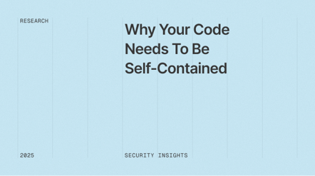 Why Your Code Needs To Be Self-Contained