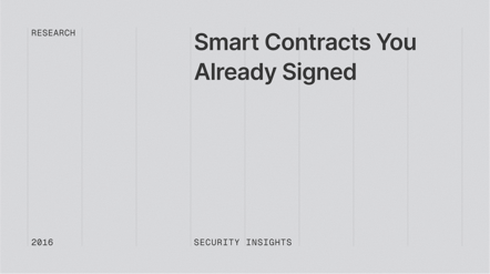 Smart Contracts You Already Signed