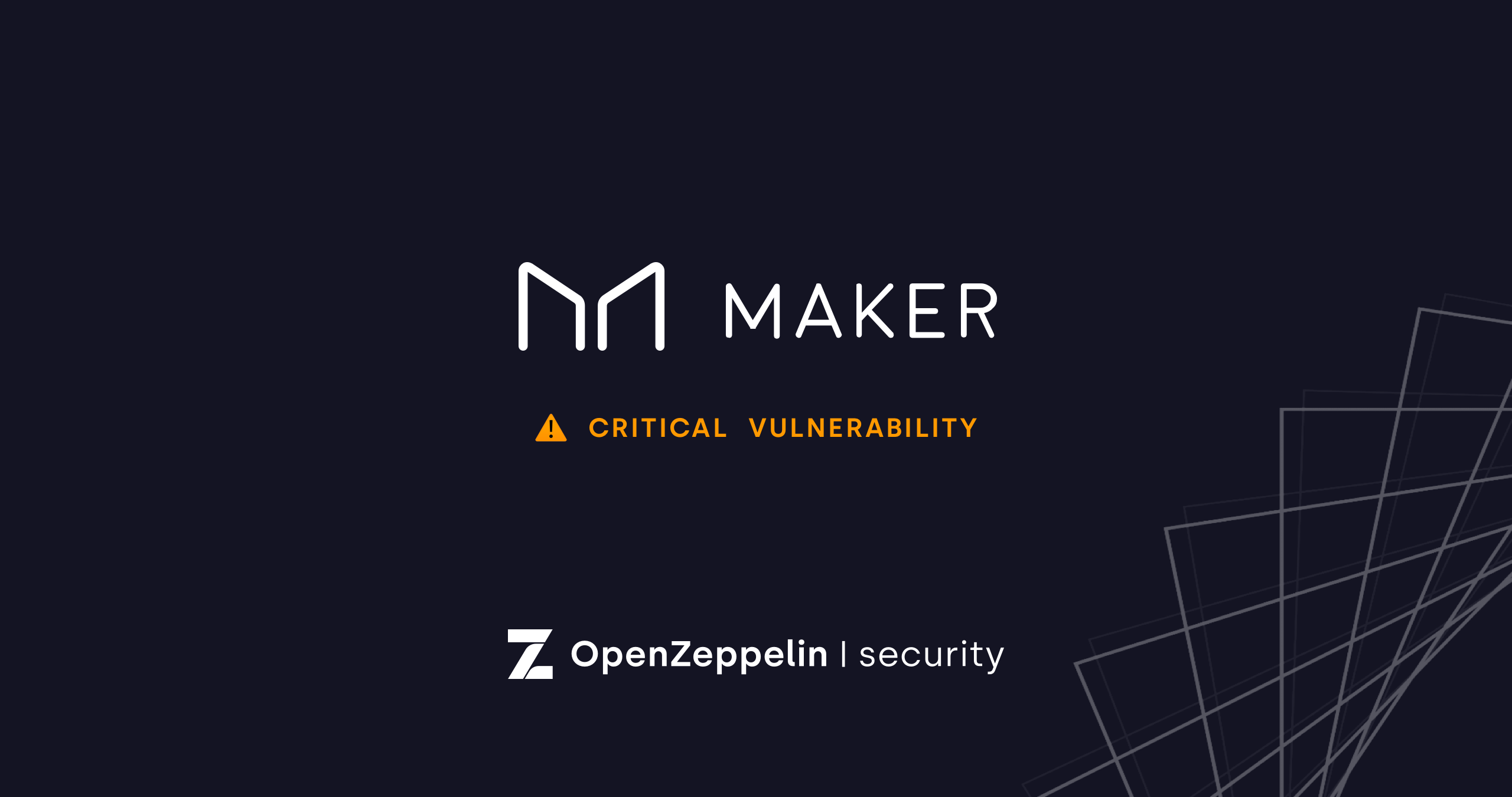 Technical Description of Critical Vulnerability in MakerDAO Governance -  OpenZeppelin blog