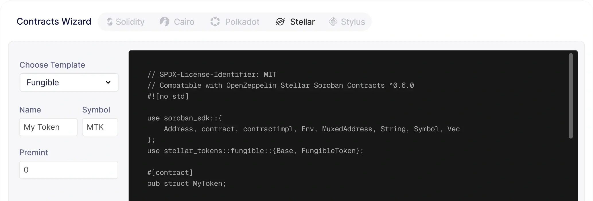 Contracts Wizard